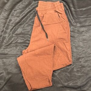 Rust Orange Casual Pants